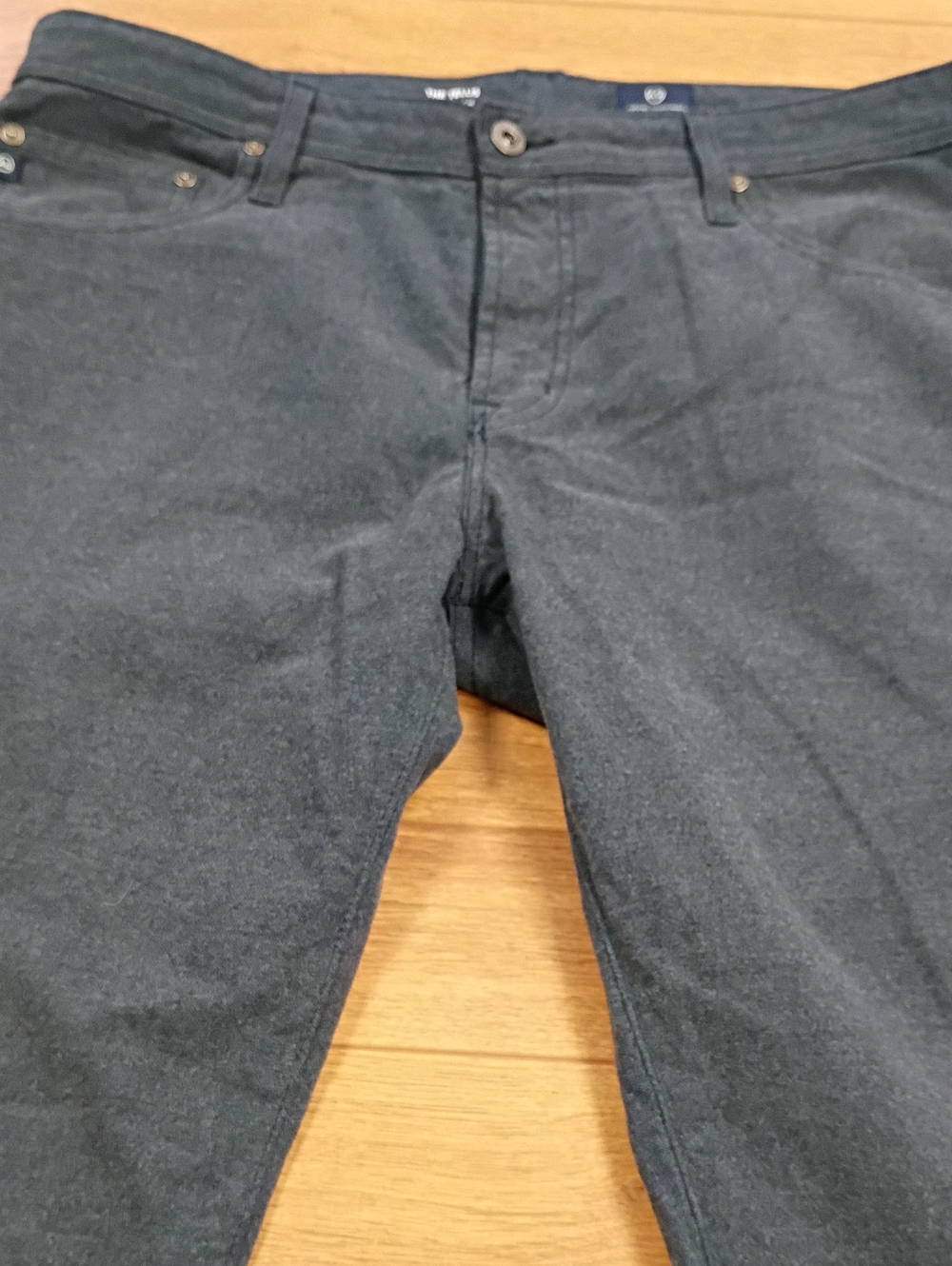 Ag Adriano Goldschmied Men's Charcoal Gray Chinos